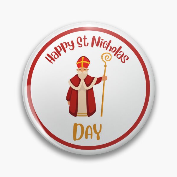 Item preview, Happy St Nicholas Day designed and sold by OneDayCollected.