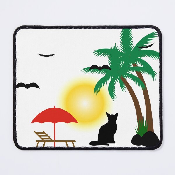 Item preview,  Cat looking at sunset designed and sold by MJ DESIGN.