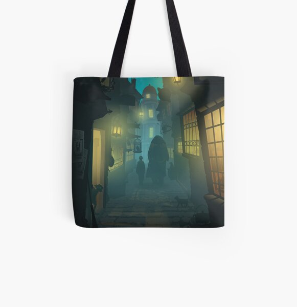 Diagon Alley All Over Print Tote Bag