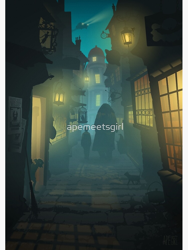 Diagon Alley by apemeetsgirl