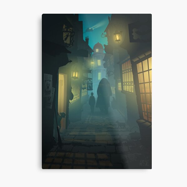 Diagon Alley Metal Print