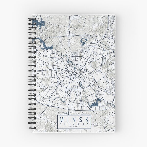 Item preview, Minsk City Map of Belarus - Coastal designed and sold by deMAP.