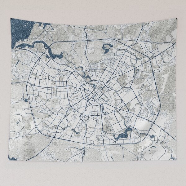 Item preview, Minsk City Map of Belarus - Coastal designed and sold by deMAP.