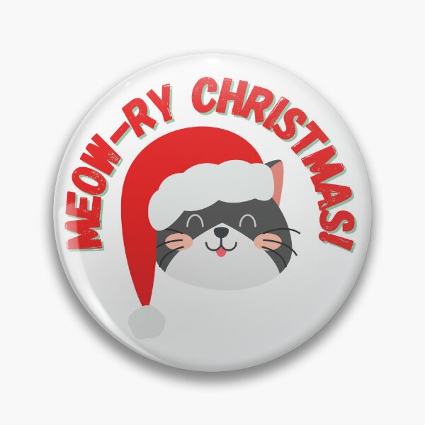 Item preview, Meow-ry Christmas (Tuxedo cat) designed and sold by toospecific.