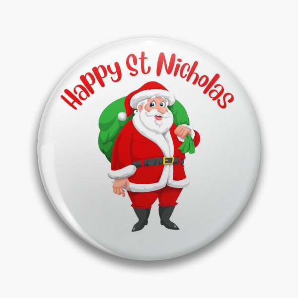 Item preview, Happy St Nicholas Day designed and sold by OneDayCollected.