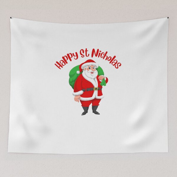 Item preview, Happy St Nicholas Day designed and sold by OneDayCollected.