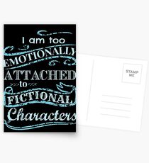 I am too emotionally attached to fictional characters #2 Postcards