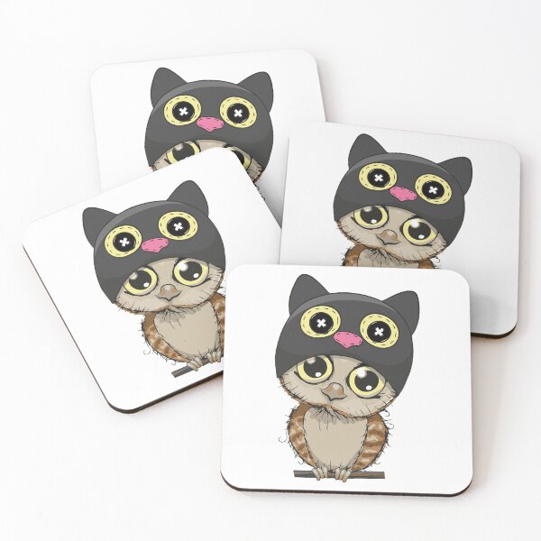 Item preview, A Cat And An Owl Funny Pet Owner - cute cutie catowl or owlcat designed and sold by The Patootoos.