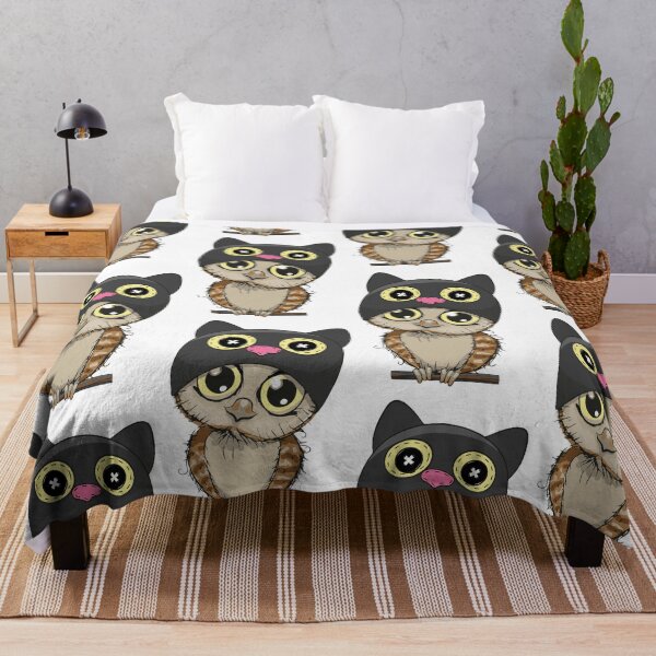 Item preview, A Cat And An Owl Funny Pet Owner - cute cutie catowl or owlcat designed and sold by The Patootoos.