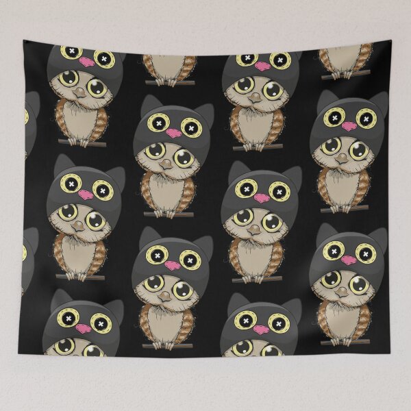 Item preview, A Cat And An Owl Funny Pet Owner - cute cutie catowl or owlcat designed and sold by The Patootoos.