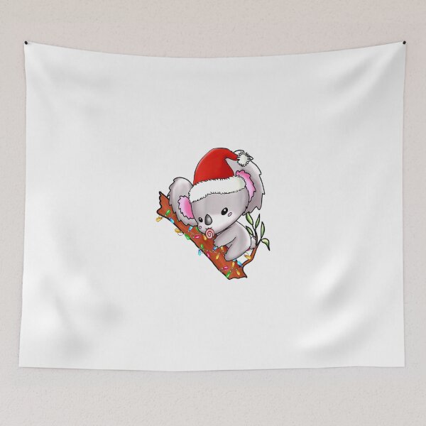 Item preview, Koala Christmas Lights Funny Santa Hat Merry Christmas designed and sold by TGMerwin.