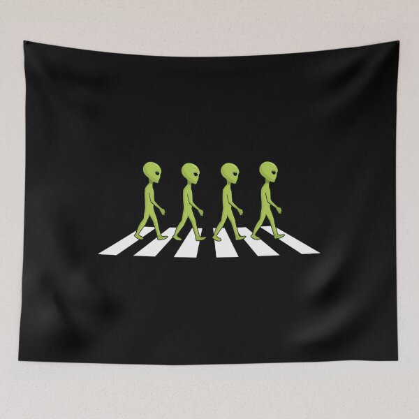 Item preview, Aliens walking across street or road  designed and sold by jomewalneym.