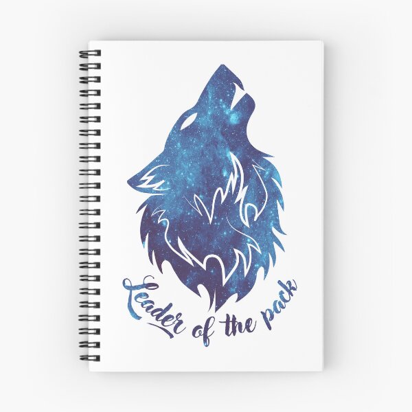 Item preview, Leader of the Pack - Blue Starfield Sky Howling Alpha Wolf Head designed and sold by Cawaiico.