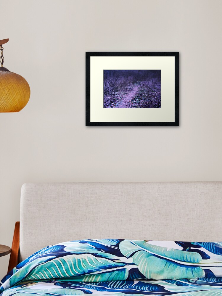 Thumbnail 2 of 7, Framed Art Print, Walking into Halloween designed and sold by Mallorn.
