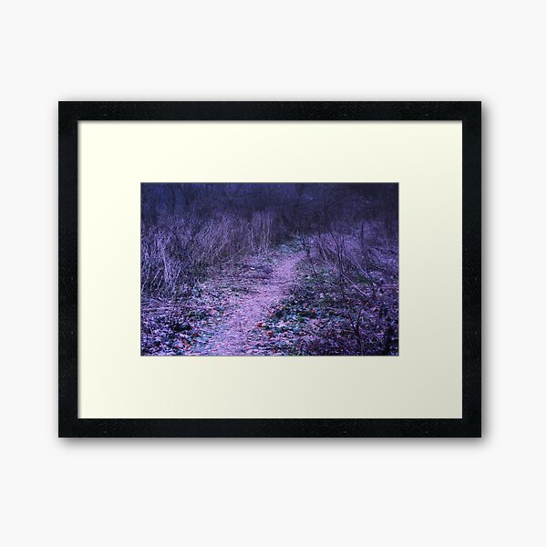 Walking into Halloween Framed Art Print