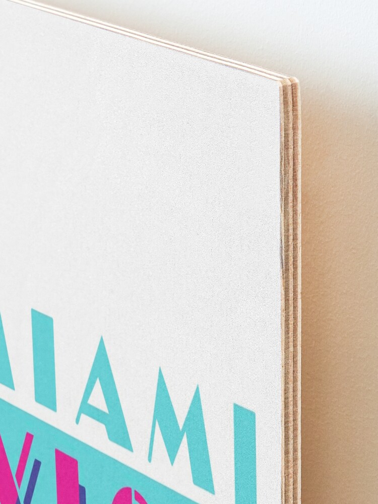 Miami Vice Logo | Mounted Print