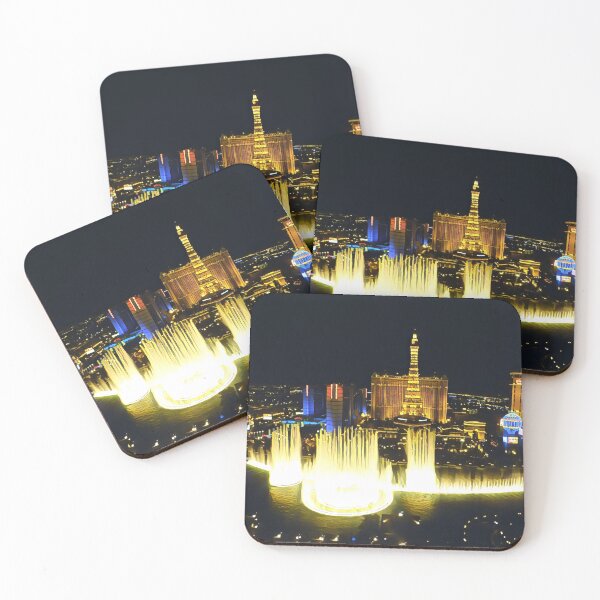 Item preview, Fountains of Bellagio by Night Las Vegas designed and sold by TastyTonic.