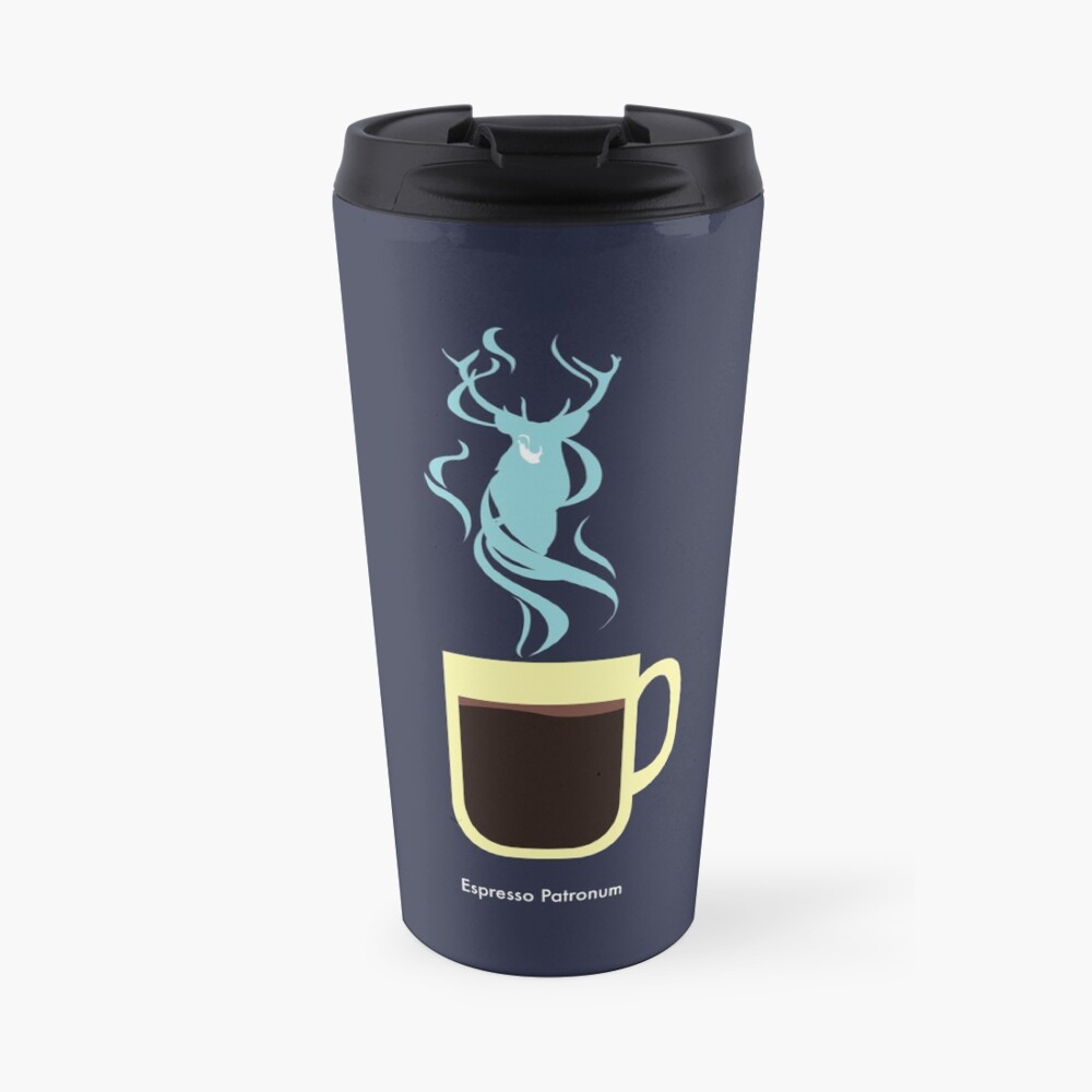 ""Espresso Patronum!"" Travel Coffee Mug for Sale by pencilhappy