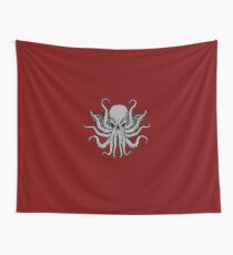 Grey Chtulhu Wall Tapestry