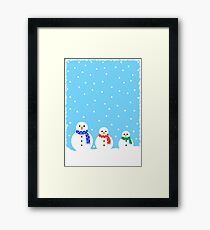 Christmas Snowmen Framed Print