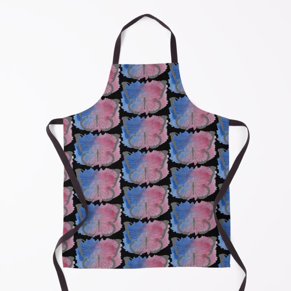 Item preview, Abstract Metallic Silver Flying Butterfly Over Blue And Pink Watercolour Paint Splash. Abstract Design, Funky Image, Minimalist Art. designed and sold by Jason123za.
