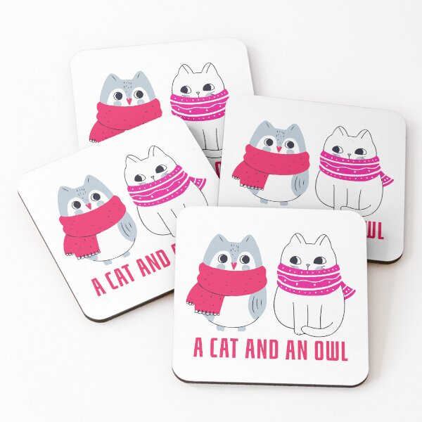 Item preview, A Cat And An Owl Funny Pet Owner - cute cutie catowl or owlcat designed and sold by The Patootoos.