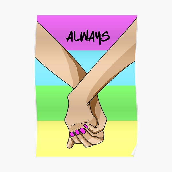 Always - holding hands Poster