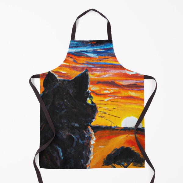 Item preview, CAT LOOKING AT SUNSET designed and sold by KatisDesign.