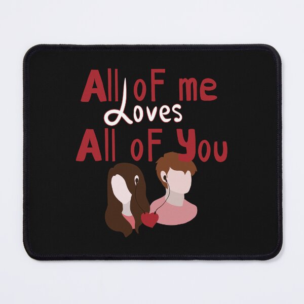Item preview, All of me love All of you design with couple who listen to the heart designed and sold by Karyna Hordetska.