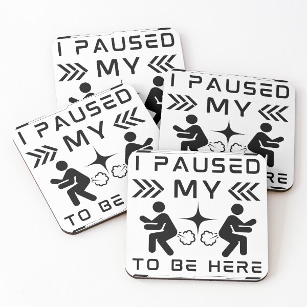 Item preview, i paused my favorite toilet to be here, funny toilet meme, toilet lovers, gifts designed and sold by MokonoKokoro.