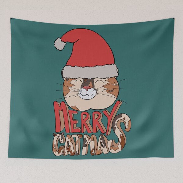 Item preview, Merry Catmas designed and sold by Swadeillustrations.