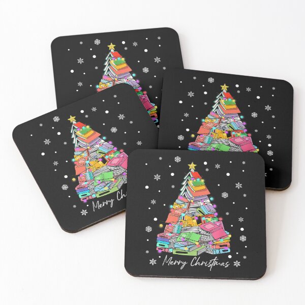 Item preview, Merry Christmas Tree Love Reading Books Librarian Xmas Tree designed and sold by IsraelCastro.