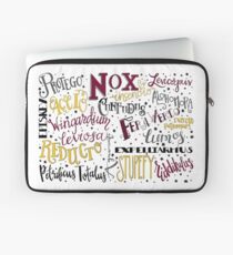 Spells & Charms-Red Laptop Sleeve