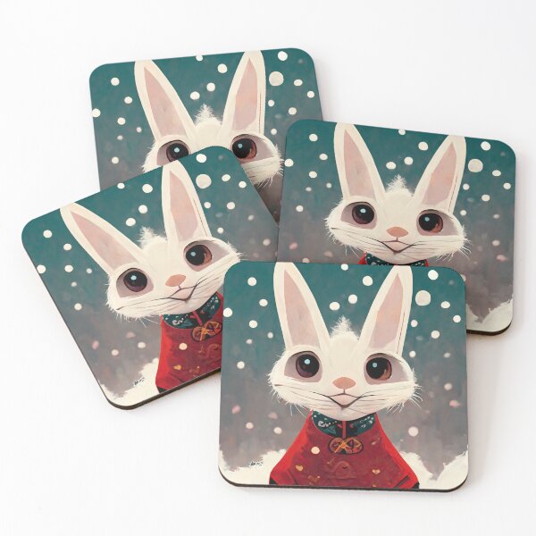 Item preview, Cute Christmas Rabbit designed and sold by KasparBakken.