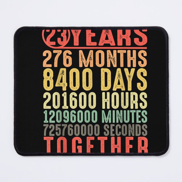 Item preview, 23 Year 23rd Wedding Anniversary Gifts for Her Him Couple T-Shirt designed and sold by DaunJarvia.