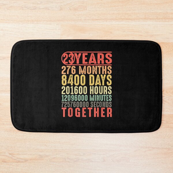 Item preview, 23 Year 23rd Wedding Anniversary Gifts for Her Him Couple T-Shirt designed and sold by DaunJarvia.