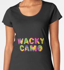 Wacky Camo #1 Women's Premium T-Shirt
