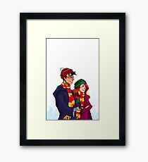 James and Lily Framed Print