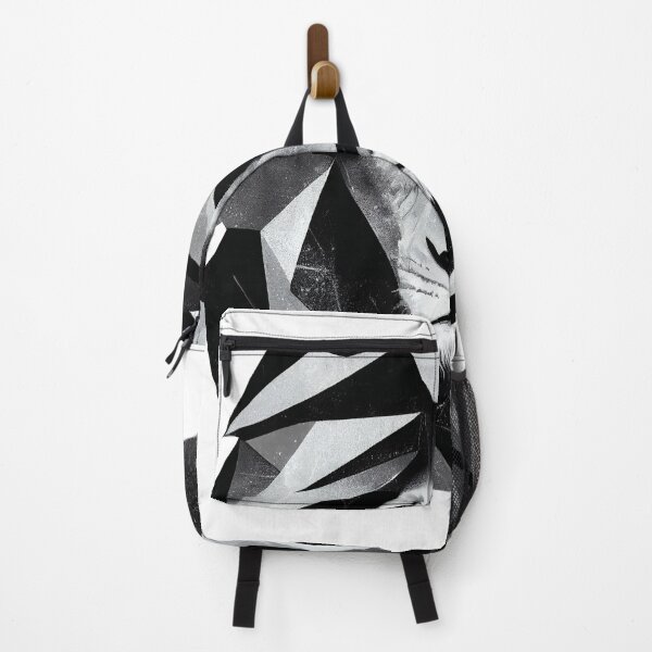 Item preview, Lion looking through from your inside | Black and white lowpoly lion designed and sold by AsabIIArt.
