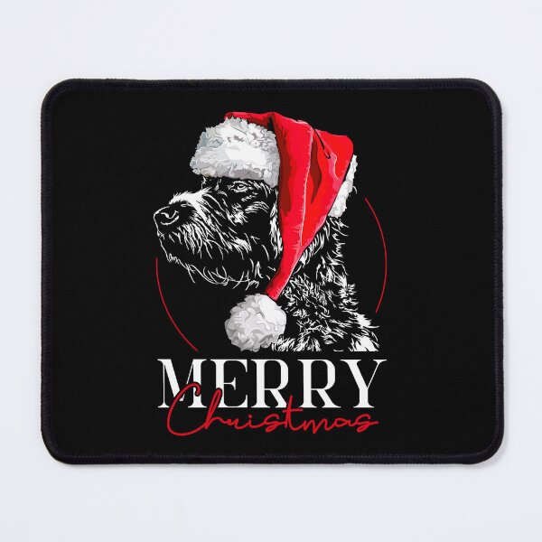 Item preview, Santa German Wirehaired Pointer Merry Christmas Dogs designed and sold by dogarts.