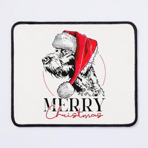 Item preview, Santa German Wirehaired Pointer Merry Christmas Dogs designed and sold by dogarts.