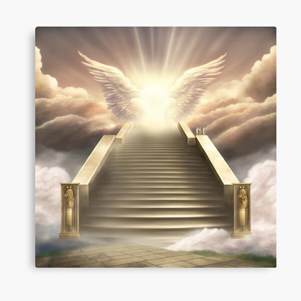 "Stairway To Heaven Angel Wings to Heaven" Canvas Print for Sale by Neolithic15