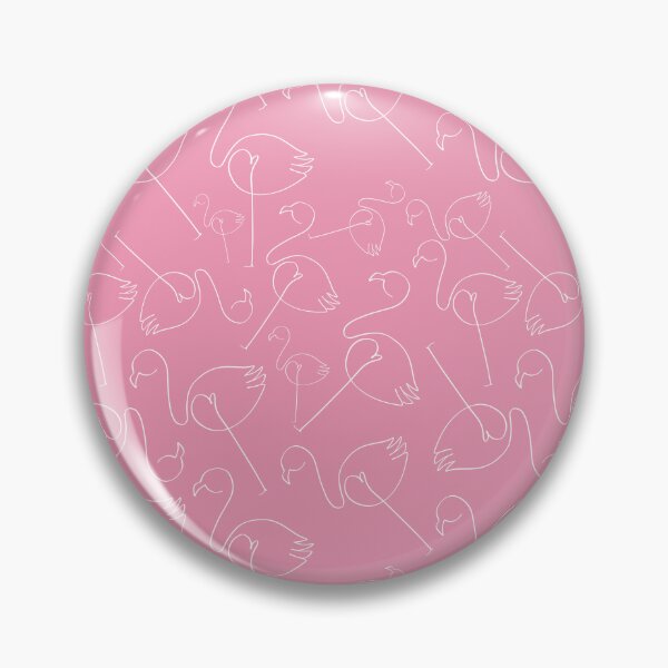 Item preview, Cute Monoline Drawn Flamingo Pattern designed and sold by MakeitMelo.