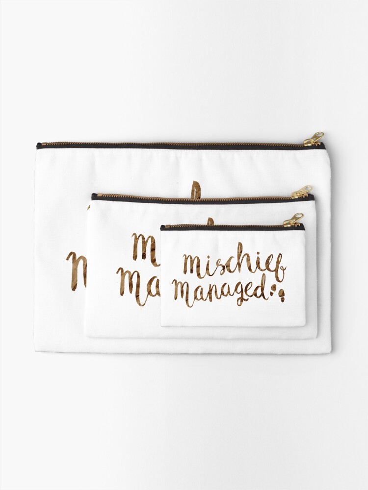 Alternate view of MISCHIEF MANAGED Zipper Pouch