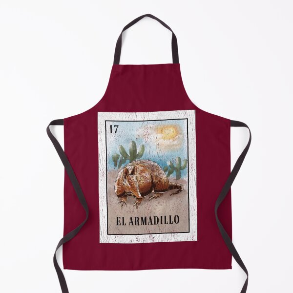 Item preview, El Armadillo Mexican Lottery Card Funny Texas Animal Flag designed and sold by NUMAcreations.