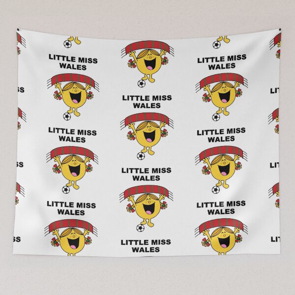 Item preview, Little Miss Wales Football designed and sold by FeeLoBeeLo.