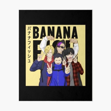 Funny Anime - Banana Fish  Art Board Print for Sale by jamesinn