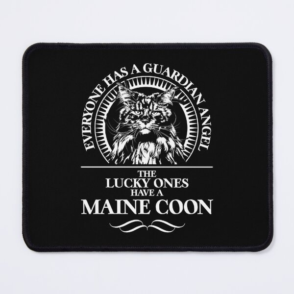 Item preview, Maine Coon Guardian Angel cat designed and sold by dogarts.