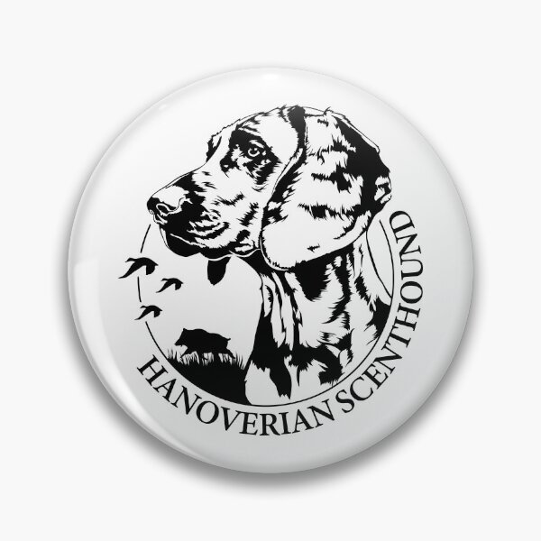 Item preview, Hanoverian Scenthound Dog Hounds Portrait designed and sold by dogarts.
