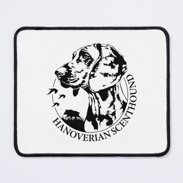 Item preview, Hanoverian Scenthound Dog Hounds Portrait designed and sold by dogarts.